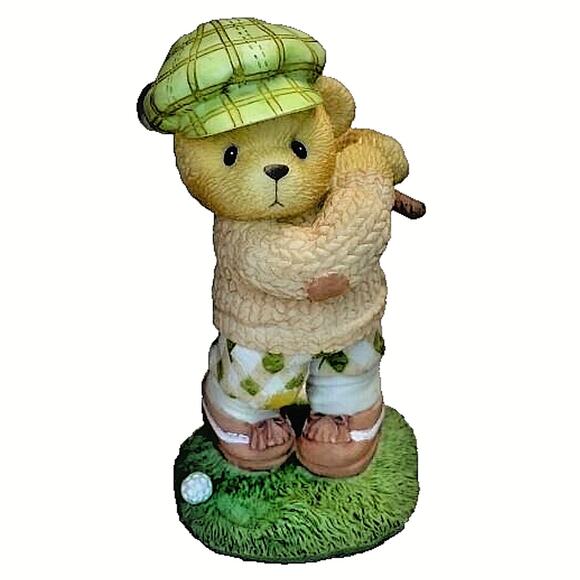 Cherished Teddies 476161 Arnold You Putt Me In A Good Mood Boy Golfing 1998 - Picture 1 of 3